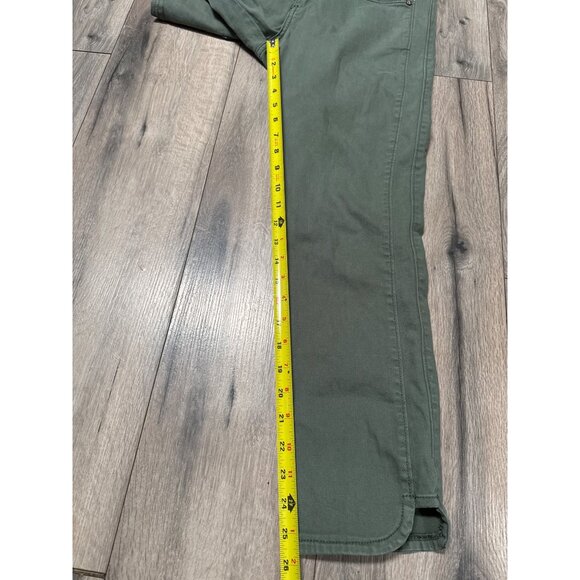 Pilcro and the Letterpress Olive Green Cotton Blend Straight-Leg Womens Pants Si - Picture 9 of 9